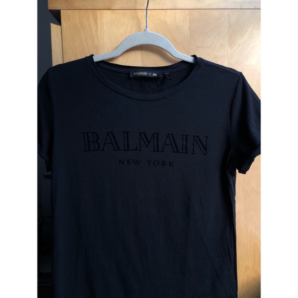 Balmain x H&M Tee - Black on Black - Picture 5 of 6